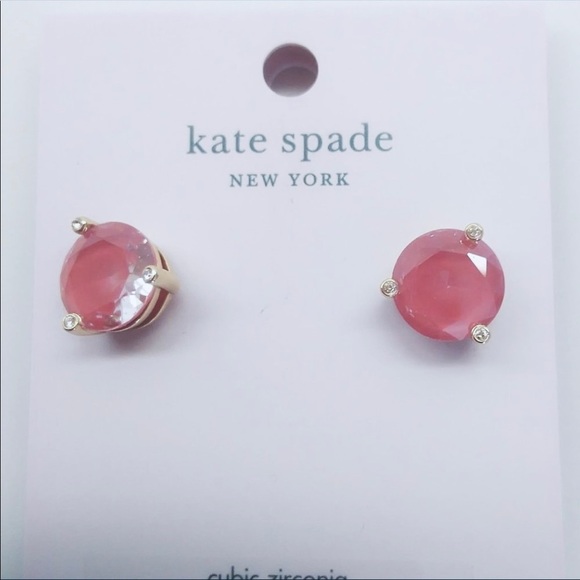 kate spade Jewelry - LAST ONE! Kate Spade Coral stud earrings!